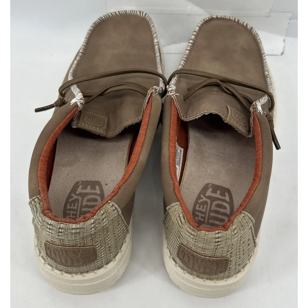 Wally Youth Craft Leather Slip On Comfort Shoes Tan Youth Size‎ 5 NEW